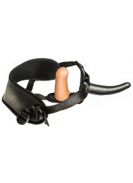 Женский страпон с вагинальной пробкой Woman Strap - 12 см. - LOVETOY (А-Полимер) - купить с доставкой в Орехово-Зуево