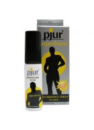 Пролонгирующий мужской спрей pjur SUPERHERO spray - 20 мл. - Pjur - купить с доставкой в Орехово-Зуево