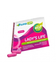 Возбуждающие капсулы Ladys Life - 14 капсул (0,35 гр.) - SuperCaps - купить с доставкой в Орехово-Зуево