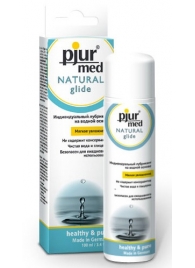 Нейтральный лубрикант на водной основе pjur MED Natural glide - 100 мл. - Pjur - купить с доставкой в Орехово-Зуево