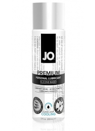 Охлаждающий лубрикант на силиконовой основе JO Personal Premium Lubricant Cooling - 60 мл. - System JO - купить с доставкой в Орехово-Зуево