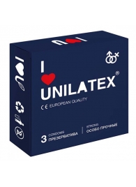 Ультрапрочные презервативы Unilatex Extra Strong - 3 шт. - Unilatex - купить с доставкой в Орехово-Зуево