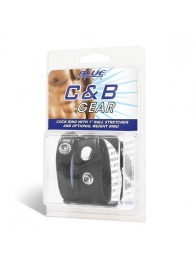 Утяжка для мошонки и пениса Cock Ring With 1  Ball Stretcher And Optional Weight Ring - BlueLine - купить с доставкой в Орехово-Зуево
