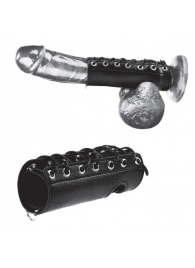 Сбруя на член на шнуровке 5  Cock Sheath - BlueLine - купить с доставкой в Орехово-Зуево