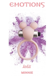 Розовое эрекционное виброколечко Emotions Minnie Light pink - Lola Games - в Орехово-Зуево купить с доставкой