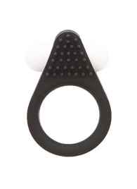 Чёрное эрекционное кольцо LIT-UP SILICONE STIMU RING 1 BLACK - Dream Toys - в Орехово-Зуево купить с доставкой