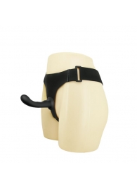Страпон с изогнутой головкой Ultra Harness Curvy Dildo - 15,8 см. - Baile - купить с доставкой в Орехово-Зуево