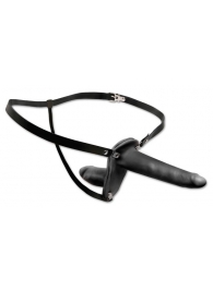 Женский страпон с вагинальной пробкой Double Penetrix Strap-on - 15 см. - Pipedream - купить с доставкой в Орехово-Зуево