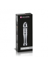 Ребристый фаллоимитатор для электростимуляции Funky Fella Rill Dildo - 13 см. - MyStim - купить с доставкой в Орехово-Зуево