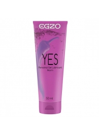 Согревающий лубрикант на водной основе Egzo Yes - 50 мл. - EGZO - купить с доставкой в Орехово-Зуево