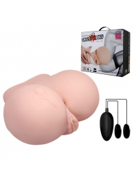 Вагина и анус с вибрацией CrazyBull Vagina and Ass - Baile - в Орехово-Зуево купить с доставкой
