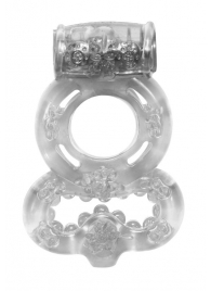 Прозрачное эрекционное кольцо Rings Treadle с подхватом - Lola Games - в Орехово-Зуево купить с доставкой