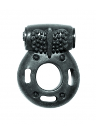 Черное эрекционное кольцо с вибрацией Rings Axle-pin - Lola Games - в Орехово-Зуево купить с доставкой