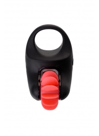 Чёрно-красное эрекционное виброкольцо Erotist - Erotist Adult Toys - в Орехово-Зуево купить с доставкой