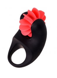 Чёрно-красное эрекционное виброкольцо Erotist - Erotist Adult Toys - в Орехово-Зуево купить с доставкой