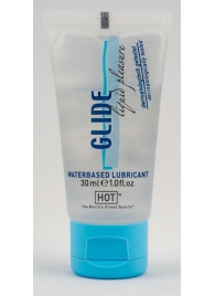 Интимная смазка на водной основе Glide - 30 мл. - HOT - купить с доставкой в Орехово-Зуево