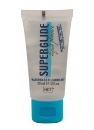 Гель-смазка на водной основе для чувствительной кожи Superglide - 30 мл. - HOT - купить с доставкой в Орехово-Зуево