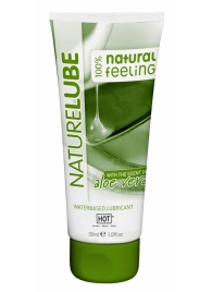 Смазка на водной основе с алоэ вера Nature Lube - 30 мл. - HOT - купить с доставкой в Орехово-Зуево