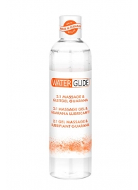 Гель-смазка 2-в-1 MASSAGE   LUBRICANT GUARANA - 300 мл. - Waterglide - купить с доставкой в Орехово-Зуево