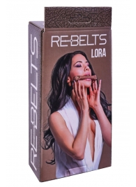 Кляп-трензель Lora с металлическими кольцами - Rebelts - купить с доставкой в Орехово-Зуево