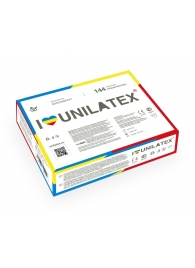 Разноцветные ароматизированные презервативы Unilatex Multifruits - 144 шт. - Unilatex - купить с доставкой в Орехово-Зуево