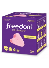 Женские гигиенические тампоны без веревочки FREEDOM mini - 3 шт. - Freedom - купить с доставкой в Орехово-Зуево