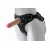 Черный пояс-трусики с двумя насадками Soft-Dolli - 16,5 и 10,5 см. - LOVETOY (А-Полимер) - купить с доставкой в Орехово-Зуево