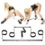 Комплект наручников и наножников с распорками Spread  em Bar and Cuff Set - Pipedream - купить с доставкой в Орехово-Зуево