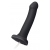 Черный фаллос с имитацией эякуляции Silicon Cum Dildo L - 19,6 см. - Strap-on-me - купить с доставкой в Орехово-Зуево