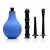 Анальный душ с 3 насадками Premium One-way Valve Anal Douche Set - XR Brands - купить с доставкой в Орехово-Зуево
