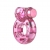 Розовое эрекционное виброкольцо Pink Bear - Baile - в Орехово-Зуево купить с доставкой