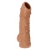 Телесная насадка с пупырышками и открытой головкой Nude Sleeve M - 12 см. - KOKOS - в Орехово-Зуево купить с доставкой
