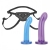 Страпон унисекс Beginners Strap-On с 2 насадками - 15 и 13 см. - Lux Fetish - купить с доставкой в Орехово-Зуево