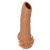 Телесная насадка с усиками и открытой головкой Nude Sleeve S - 10 см. - KOKOS - в Орехово-Зуево купить с доставкой