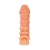 Телесная закрытая насадка с пупырышками Cock Sleeve Size M - 15,6 см. - KOKOS - в Орехово-Зуево купить с доставкой