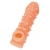 Телесная закрытая насадка с пупырышками Cock Sleeve Size L - 17,6 см. - KOKOS - в Орехово-Зуево купить с доставкой