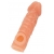Телесная закрытая насадка с шершавой головкой Cock Sleeve Size M - 15,6 см. - KOKOS - в Орехово-Зуево купить с доставкой