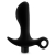 Черный анальный вибратор Silicone Vibrating Prostate Massager 01 - 10,8 см. - Blush Novelties - в Орехово-Зуево купить с доставкой