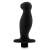 Черный анальный вибромассажёр Silicone Vibrating Prostate Massager 02 - 10,8 см. - Blush Novelties - в Орехово-Зуево купить с доставкой