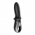 Черный анальный вибратор Hot Passion с функцией нагрева - Satisfyer - в Орехово-Зуево купить с доставкой