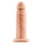 Телесный реалистичный фаллоимитатор с полостью Silicone Hollow Extension - 20 см. - Pipedream - купить с доставкой в Орехово-Зуево