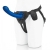 Синяя насадка Remote Control P-Spot G-Spot с черными трусиками - 20 см. - Pegasus - купить с доставкой в Орехово-Зуево