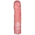 Розовая фаллическая насадка Vac-U-Lock 8  Crystal Jellies Dong - 20,3 см. - Doc Johnson - купить с доставкой в Орехово-Зуево