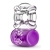 Фиолетовое эрекционное виброкольцо Pleaser Rechargeable C-Ring - Blush Novelties - в Орехово-Зуево купить с доставкой