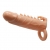 Телесная удлиняющая насадка Penis Sleeve Emmitt - 17 см. - Baile - в Орехово-Зуево купить с доставкой