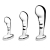 Набор из 3 стальных стимуляторов простаты Stainless Steel P-spot Training Set - b-Vibe - в Орехово-Зуево купить с доставкой