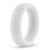 Белое люминесцентное эрекционное кольцо Silicone Glo Cock Ring - Blush Novelties - в Орехово-Зуево купить с доставкой