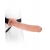 Фаллопротез телесного цвета Hollow Strap-On - 29 см. - Pipedream - купить с доставкой в Орехово-Зуево