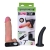 Страпон с 2 насадками и вибрацией UniStrap - 19 и 12 см. - LOVETOY (А-Полимер) - купить с доставкой в Орехово-Зуево