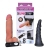 Страпон с 2 насадками и вибрацией UniStrap - 20 и 18 см. - LOVETOY (А-Полимер) - купить с доставкой в Орехово-Зуево